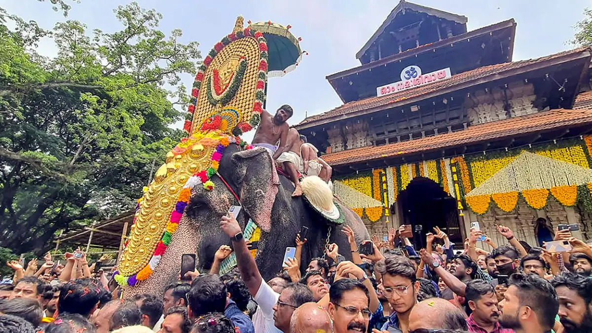ശക്തന്റെ മണ്ണിൽ  ഇന്ന് പൂരങ്ങളുടെ പൂരം: ചെമ്പൂക്കാവിന്റെ തിടമ്പേറ്റാൻ തെച്ചിക്കോട്ടുകാവ് രാമചന്ദ്രൻ