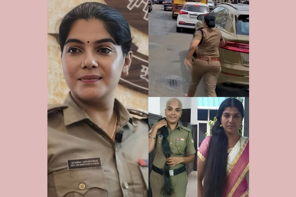 സിറ്റി വനിതാ പൊലീസ് സ്റ്റേഷനിലെ എഎസ്‌ഐ അപര്‍ണ വ്യത്യസ്തയാകുന്നത് ഇങ്ങനെ ;കയ്യടിച്ച് സോഷ്യൽ മീഡിയ