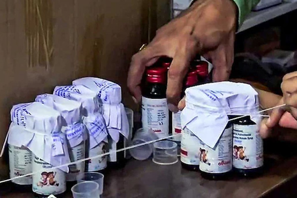 മധ്യപ്രദേശിൽ ചുമ മരുന്ന് കഴിച്ചുള്ള കുട്ടികളുടെ മരണം 20 ആയി